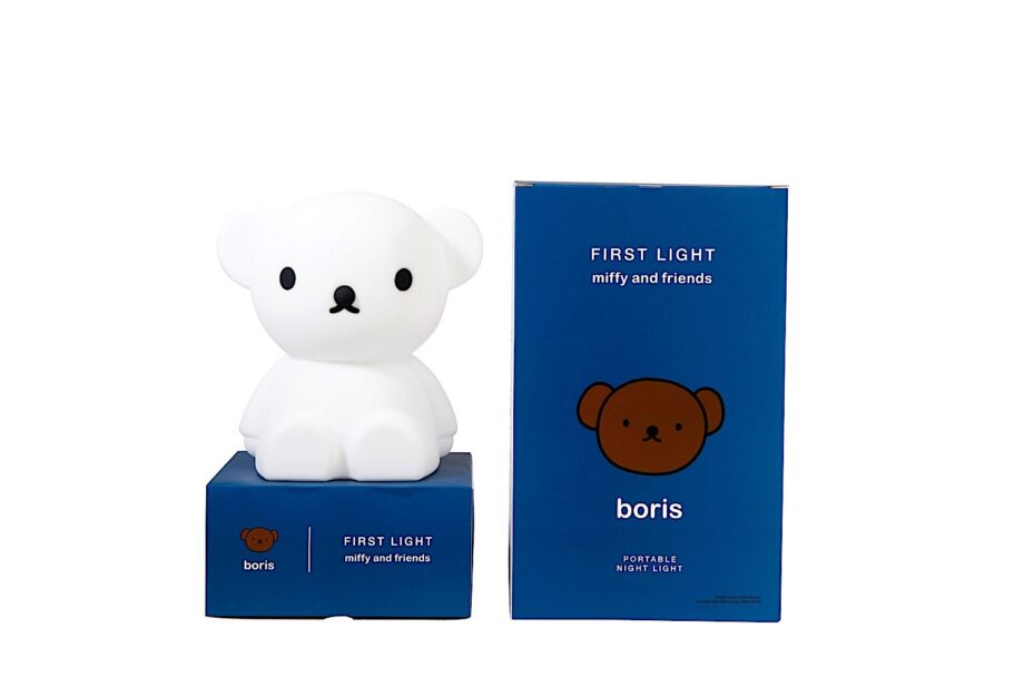 Veilleuse bébé - First Light- Ours Boris - Mr Maria - Boris: adorable ourson bien-léché qui ne consomme plus de miel afin de préserver les abeilles