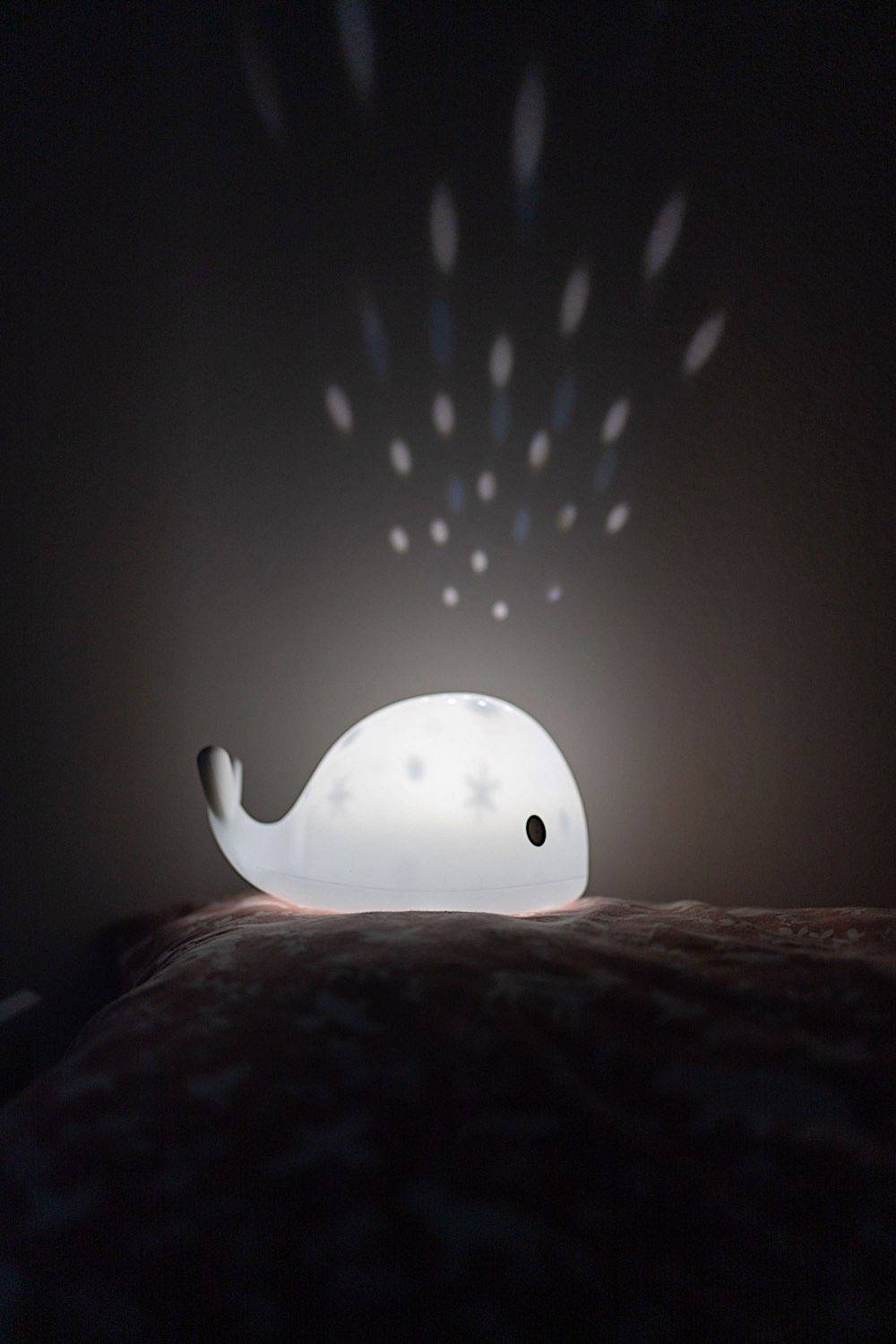 Veilleuse lumineuse LED Baleine Moby (68 cm) Géante Flow - Dröm Design